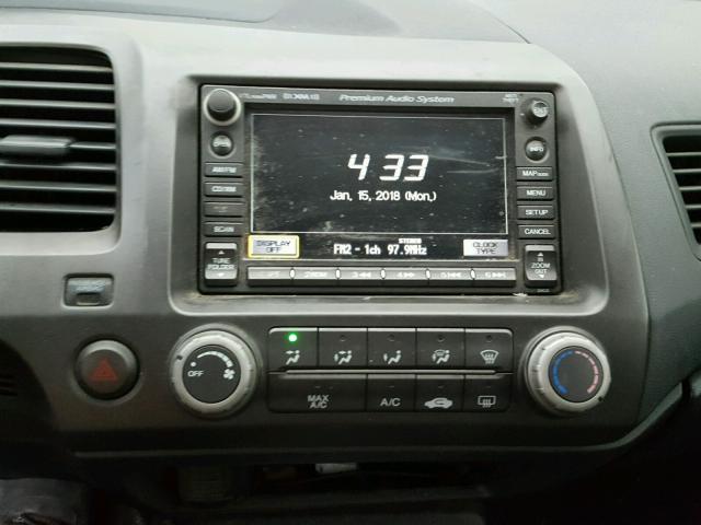 2HGFG12807H534363 - 2007 HONDA CIVIC EX შავი ფოტო 9