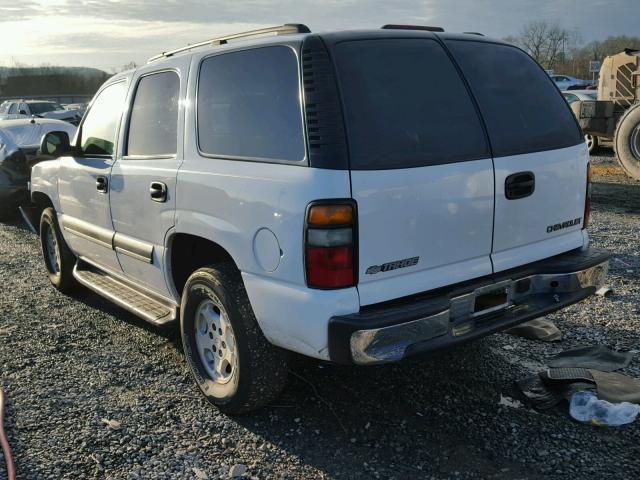 1GNEC13V14J110833 - 2004 CHEVROLET TAHOE C150 WHITE photo 3