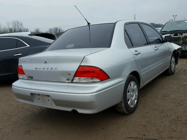 JA3AJ26E33U091972 - 2003 MITSUBISHI LANCER ES SILVER photo 4