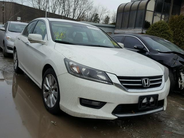 1HGCR2F76FA003296 - 2015 HONDA ACCORD EX WHITE photo 1