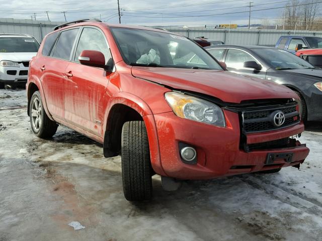 JTMBK32V195075013 - 2009 TOYOTA RAV4 SPORT RED photo 1