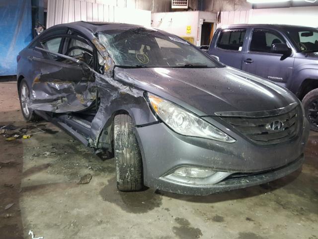 5NPEC4AC8BH097791 - 2011 HYUNDAI SONATA SE GRAY photo 1