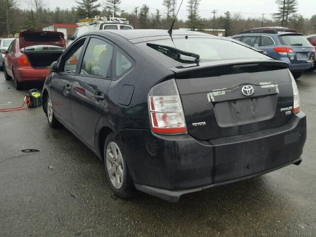 JTDKB20U653054684 - 2005 TOYOTA PRIUS BLACK photo 3