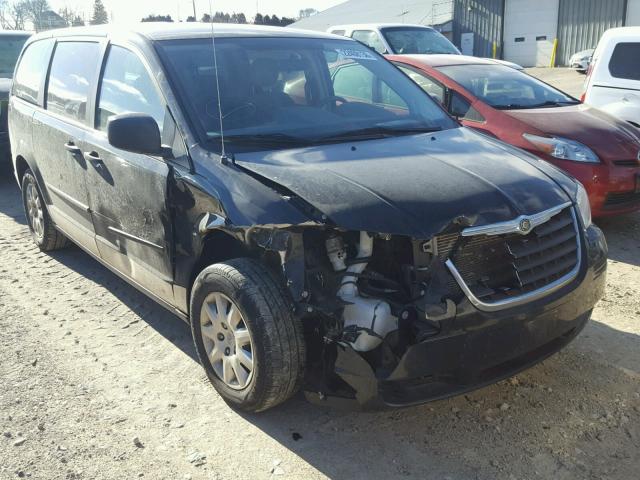 2A8HR44H68R700616 - 2008 CHRYSLER TOWN & COU BLACK photo 1