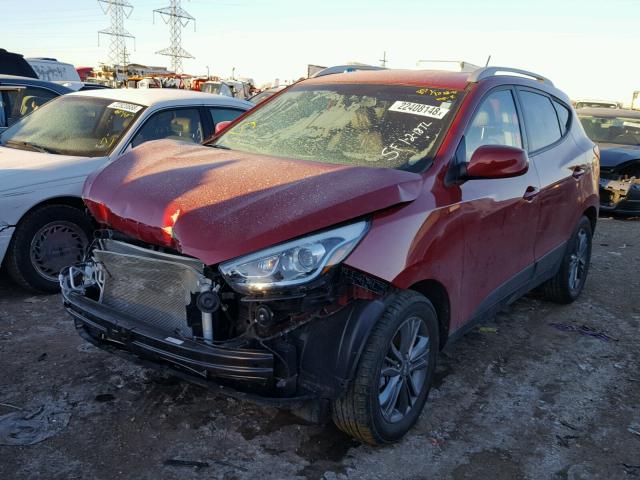 KM8JUCAG2FU104296 - 2015 HYUNDAI TUCSON LIM RED photo 2