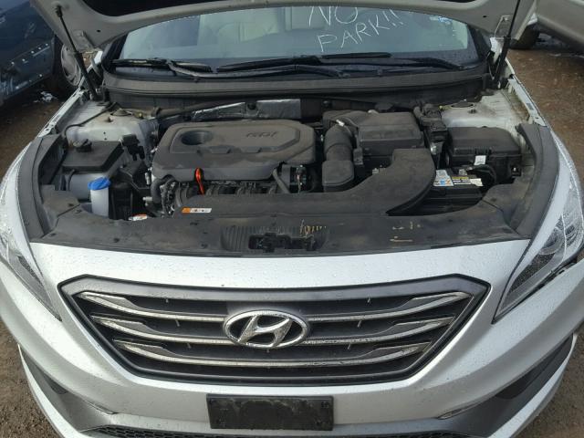 5NPE34AF7FH159035 - 2015 HYUNDAI SONATA SPO SILVER photo 7