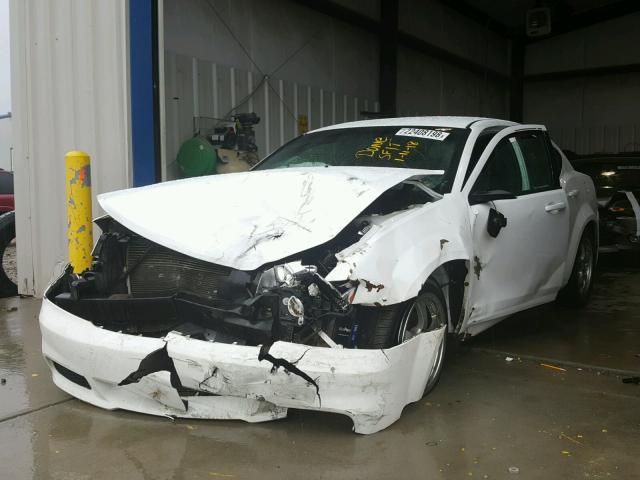 1B3BD4FB6BN566149 - 2011 DODGE AVENGER EX WHITE photo 2