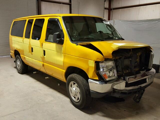 1FTNE2EL4ADA79463 - 2010 FORD ECONOLINE YELLOW photo 1