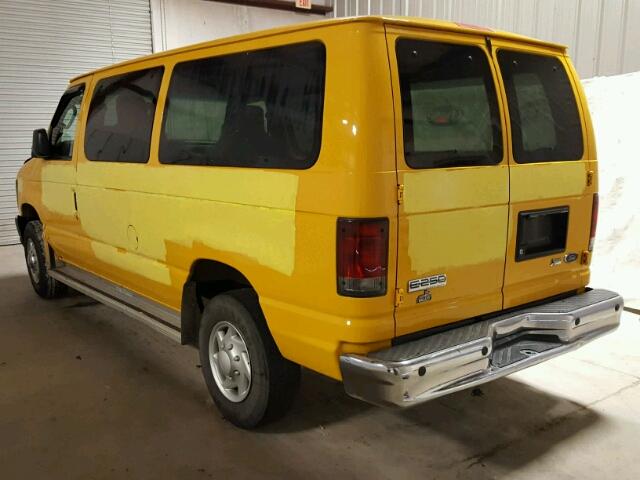 1FTNE2EL4ADA79463 - 2010 FORD ECONOLINE YELLOW photo 3