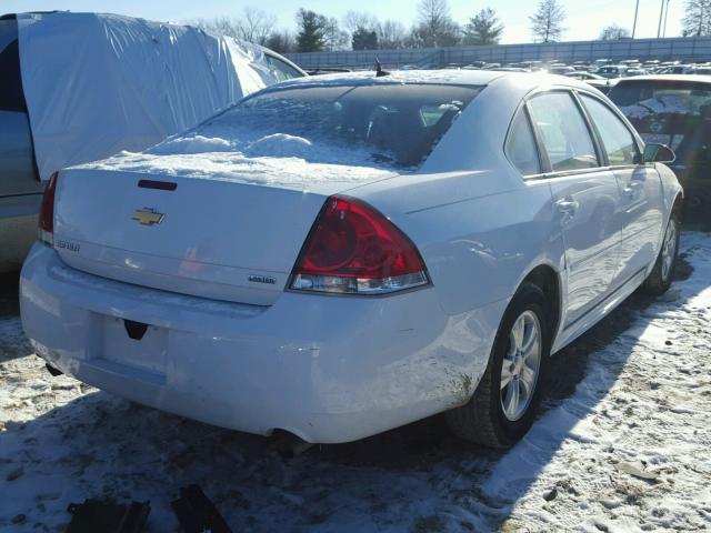 2G1WA5E37E1133091 - 2014 CHEVROLET IMPALA LIM WHITE photo 4