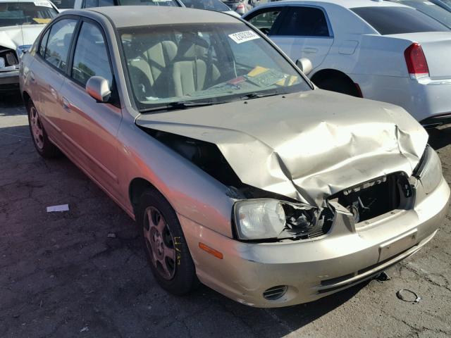 KMHDN45D83U664206 - 2003 HYUNDAI ELANTRA GL BEIGE photo 1