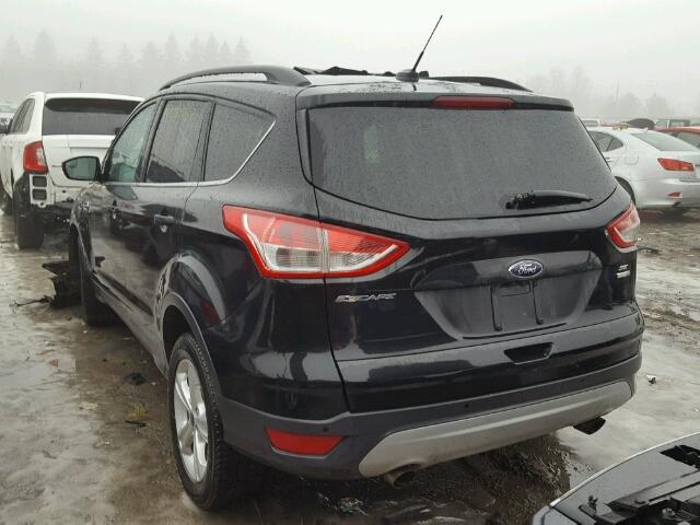 1FMCU9GX4EUB82452 - 2014 FORD ESCAPE SE BLACK photo 3