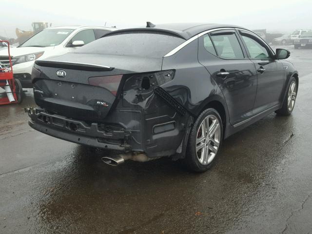 5XXGR4A62DG125603 - 2013 KIA OPTIMA SX BLACK photo 4