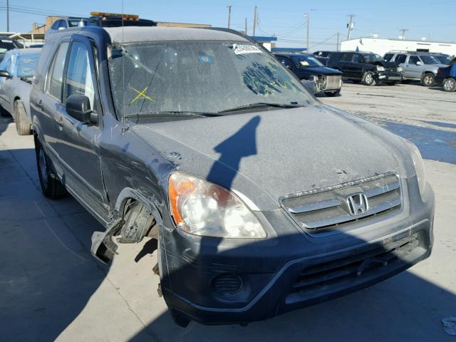 JHLRD68556C015912 - 2006 HONDA CR-V LX SILVER photo 1