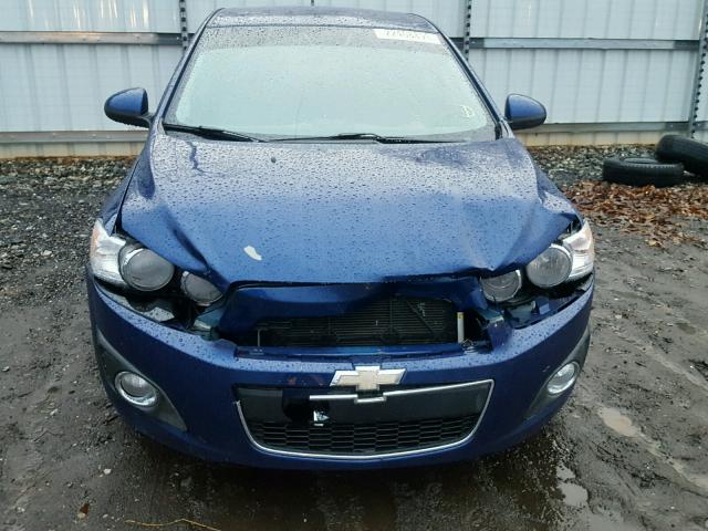 1G1JC5SH8C4228491 - 2012 CHEVROLET SONIC LT BLUE photo 9