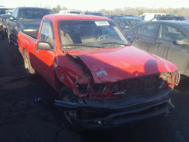 5TENL42N81Z847508 - 2001 TOYOTA TACOMA RED photo 1