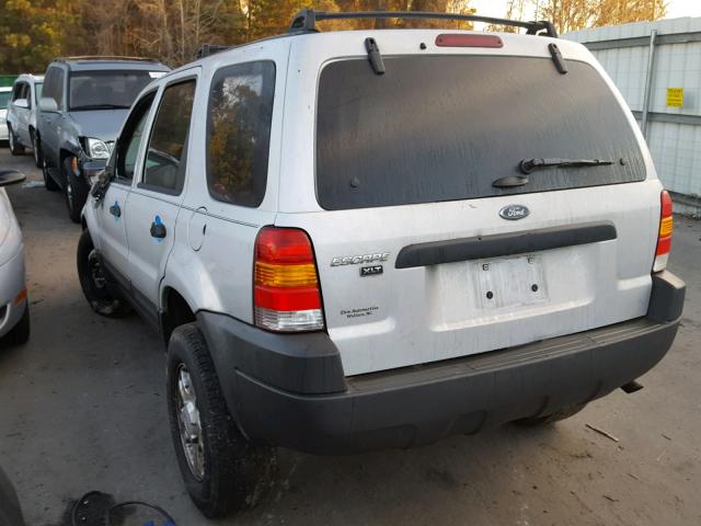 1FMCU03194KA98392 - 2004 FORD ESCAPE XLT GRAY photo 3