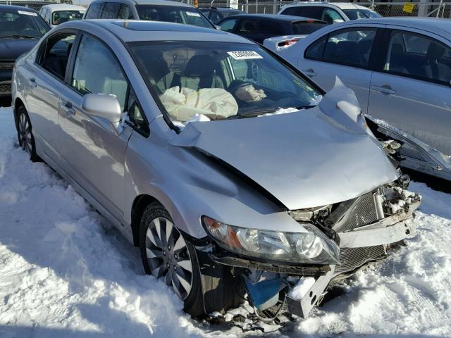 19XFA16999E012512 - 2009 HONDA CIVIC EXL SILVER photo 1