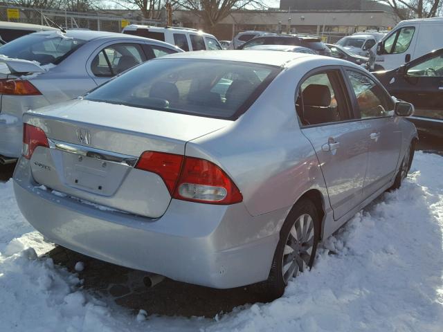 19XFA16999E012512 - 2009 HONDA CIVIC EXL 银色 照片 4