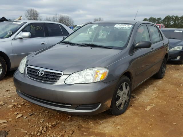 2T1BR32E57C734495 - 2007 TOYOTA COROLLA CE GRAY photo 2