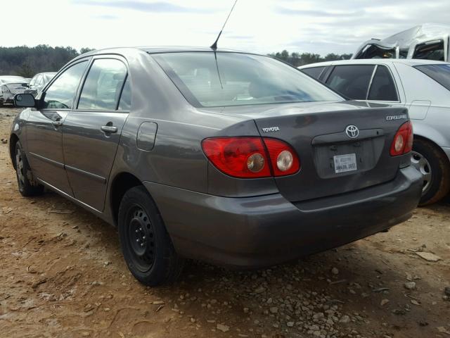 2T1BR32E57C734495 - 2007 TOYOTA COROLLA CE GRAY photo 3