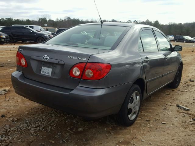 2T1BR32E57C734495 - 2007 TOYOTA COROLLA CE GRAY photo 4