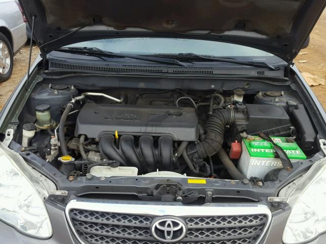 2T1BR32E57C734495 - 2007 TOYOTA COROLLA CE GRAY photo 7