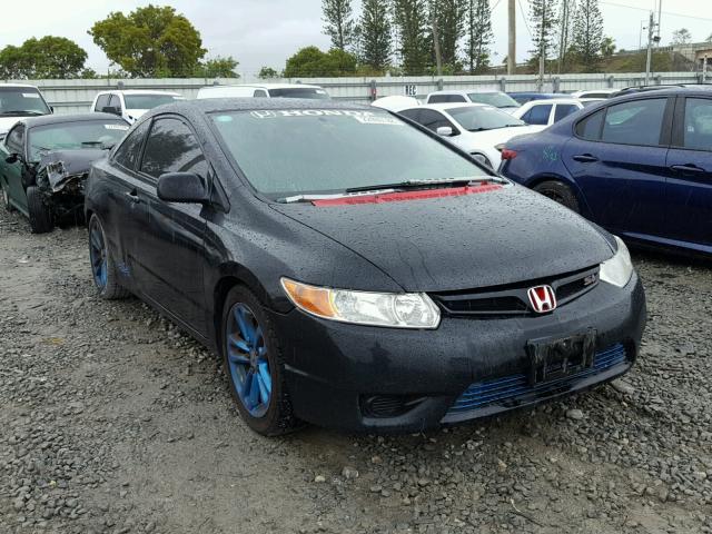 2HGFG21556H700792 - 2006 HONDA CIVIC SI BLACK photo 1