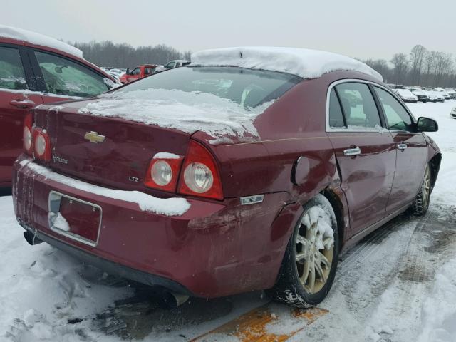 1G1ZK57718F152517 - 2008 CHEVROLET MALIBU LTZ MAROON photo 4