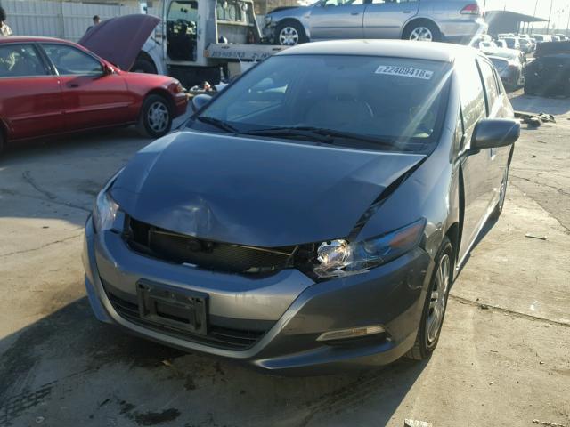 JHMZE2H59BS007376 - 2011 HONDA INSIGHT LX SILVER photo 2