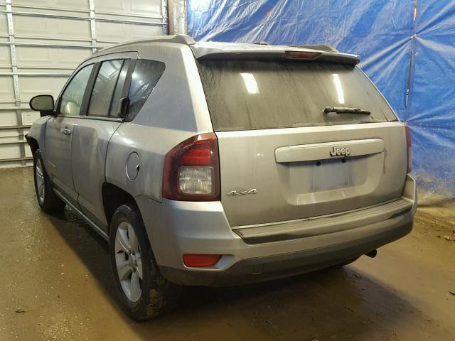 1C4NJDBB9GD661960 - 2016 JEEP COMPASS SP SILVER photo 3