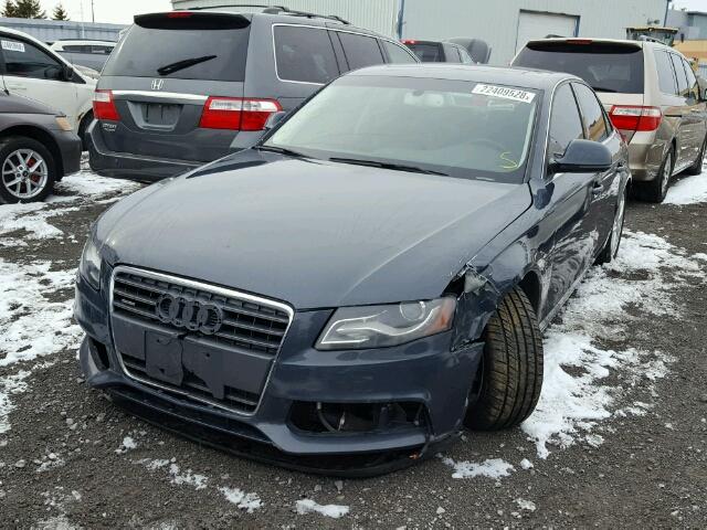 WAUSF78K49N026247 - 2009 AUDI A4 PREMIUM GRAY photo 2