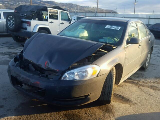 2G1WT57N591262249 - 2009 CHEVROLET IMPALA 1LT GRAY photo 2