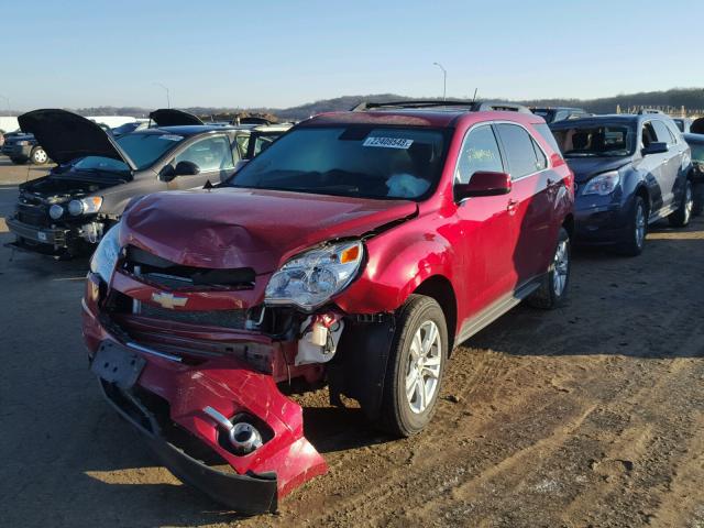 2GNALPEK1D6237499 - 2013 CHEVROLET EQUINOX LT RED photo 2