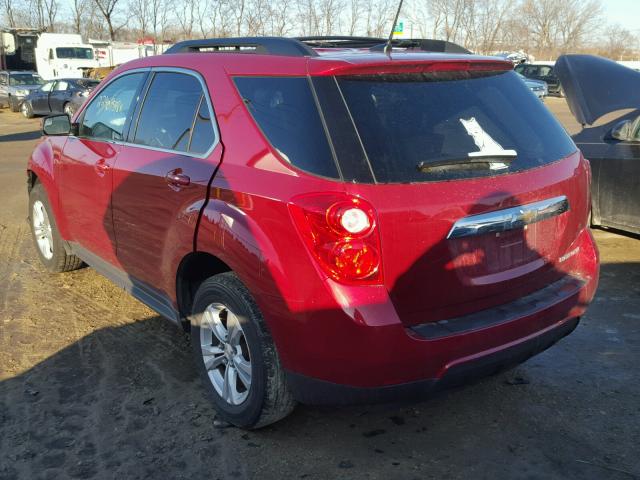 2GNALPEK1D6237499 - 2013 CHEVROLET EQUINOX LT RED photo 3