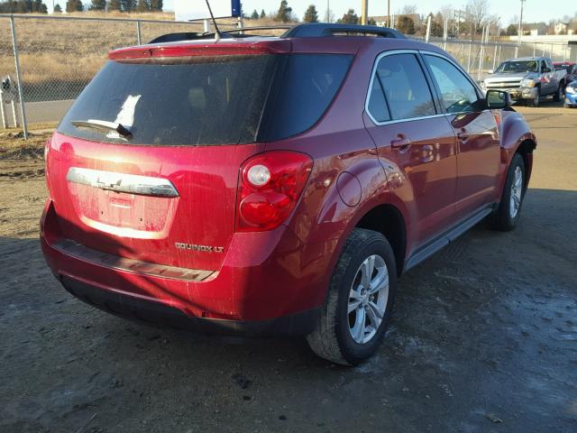 2GNALPEK1D6237499 - 2013 CHEVROLET EQUINOX LT RED photo 4