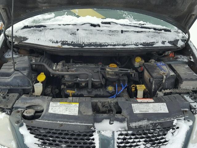 1B4GP25R82B713181 - 2002 DODGE CARAVAN SE GREEN photo 7