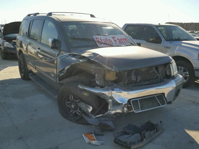 5N1AA08B76N718739 - 2006 NISSAN ARMADA SE CHARCOAL photo 1