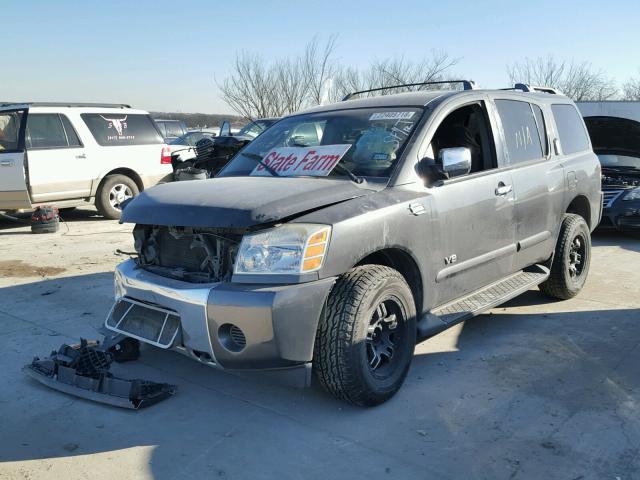 5N1AA08B76N718739 - 2006 NISSAN ARMADA SE CHARCOAL photo 2