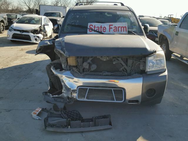 5N1AA08B76N718739 - 2006 NISSAN ARMADA SE CHARCOAL photo 9