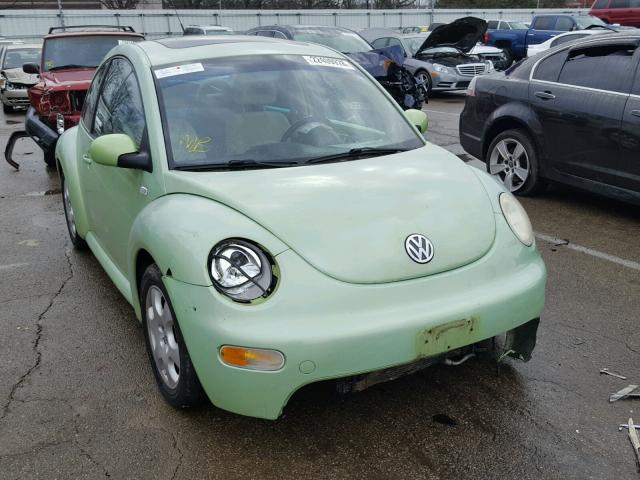 3VWCK21C72M406673 - 2002 VOLKSWAGEN NEW BEETLE 绿色 照片 1