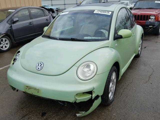 3VWCK21C72M406673 - 2002 VOLKSWAGEN NEW BEETLE 绿色 照片 2