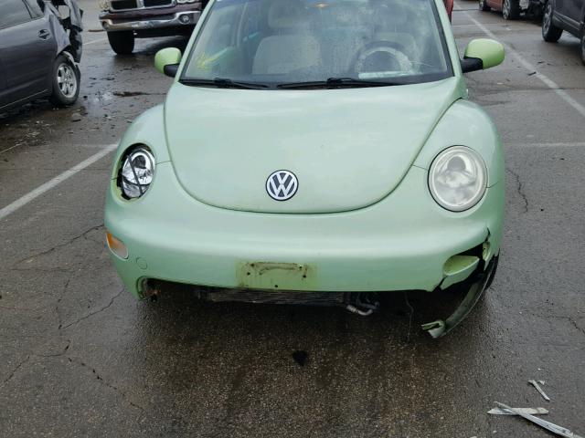 3VWCK21C72M406673 - 2002 VOLKSWAGEN NEW BEETLE 绿色 照片 9