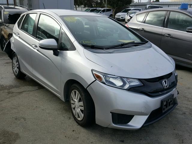 3HGGK5H55FM711996 - 2015 HONDA FIT LX GRAY photo 1