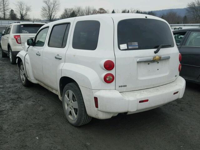 3GNDA13D27S623732 - 2007 CHEVROLET HHR LS WHITE photo 3