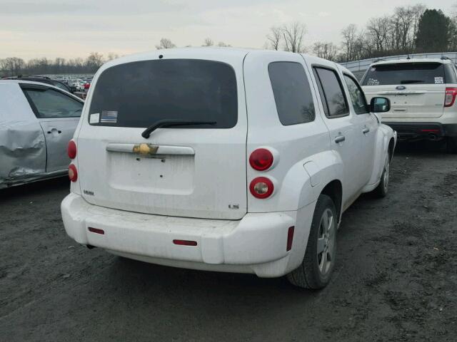 3GNDA13D27S623732 - 2007 CHEVROLET HHR LS WHITE photo 4