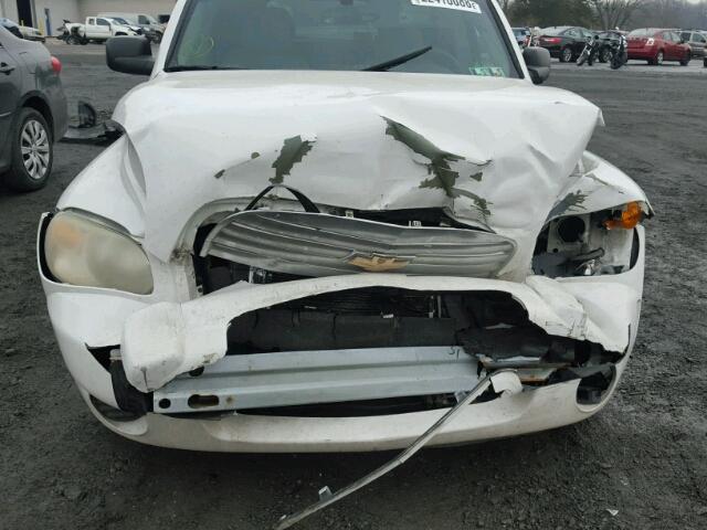 3GNDA13D27S623732 - 2007 CHEVROLET HHR LS WHITE photo 9