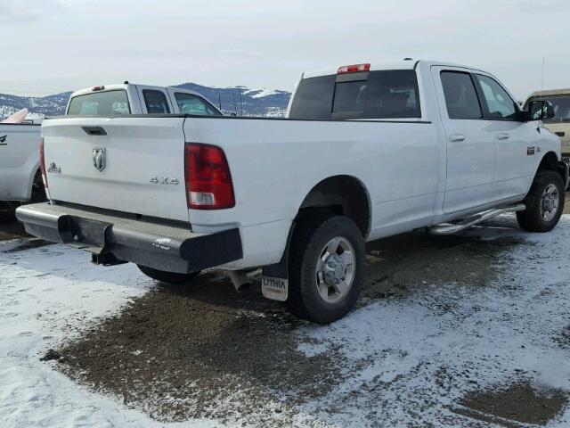 3D73Y3CL4AG159474 - 2010 DODGE RAM 3500 WHITE photo 4