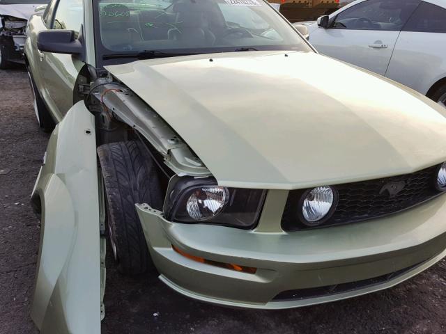 1ZVFT82H965153763 - 2006 FORD MUSTANG GT GREEN photo 9