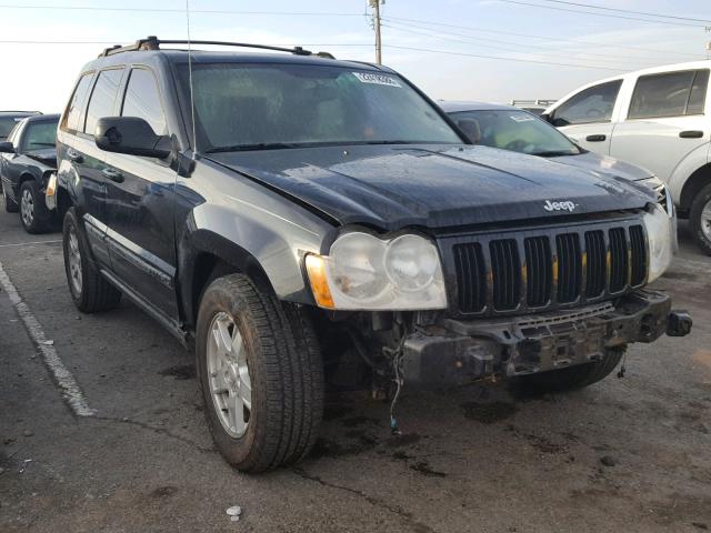 1J8GS48K07C555408 - 2007 JEEP GRAND CHER BLACK photo 1